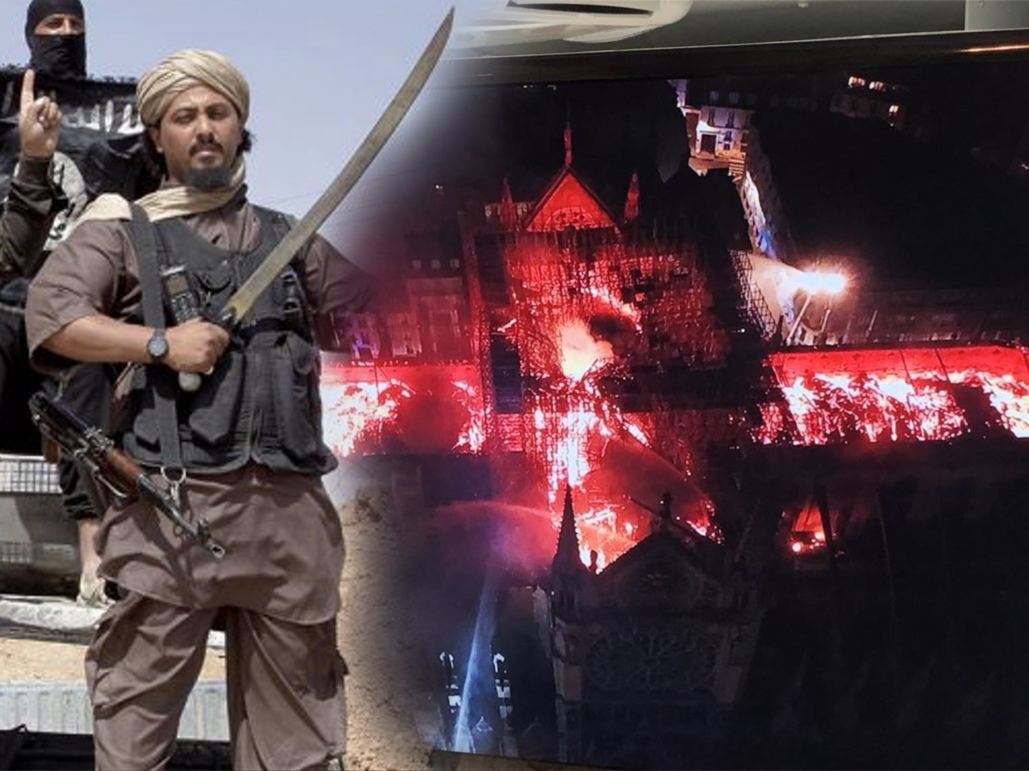 El Daesh celebra el incendio de Notre Dame como "un buen presagio" y "castigo de Alá"