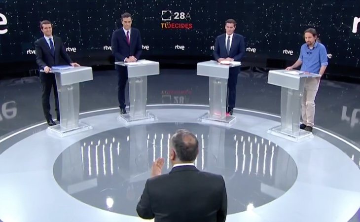 Y hasta aquí el debate a cuatro de RTVE