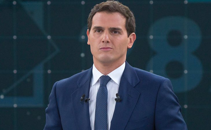 Albert Rivera, candidato a la presidencia de Ciudadanos, en el Debate de RTVE