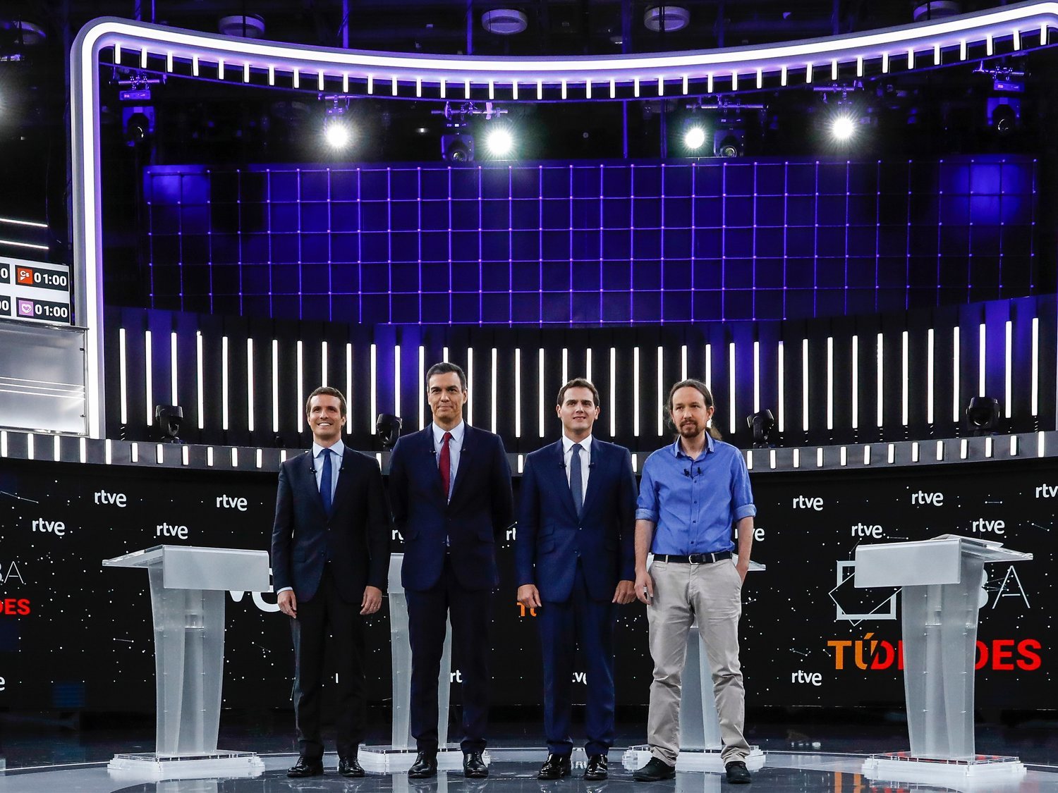 El Debate de RTVE no tuvo un ganador pero sí un claro perdedor: Pablo Casado