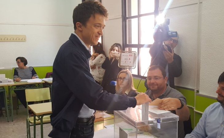 Íñigo Errejón, el que fuera mano derecha de Pablo Iglesias, ya ha votado a Unidas Podemos