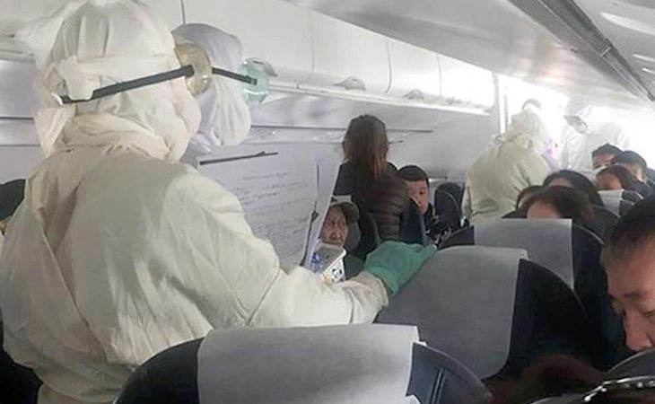 El avión tuvo que ser puesto en cuarentena para evitar el contagio entre los pasajeros - The Siberian Times