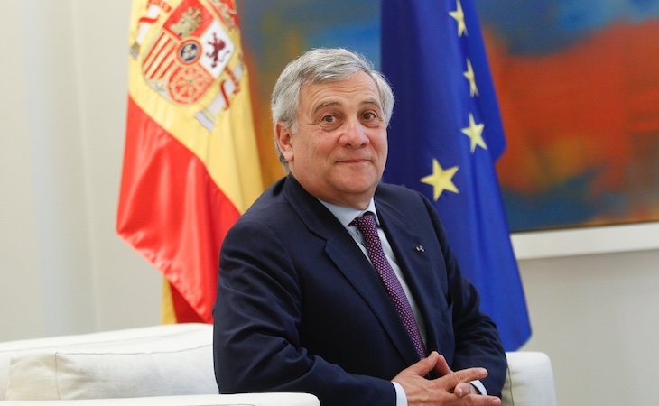 Antonio Tajani es el presidente del Parlamento Europeo