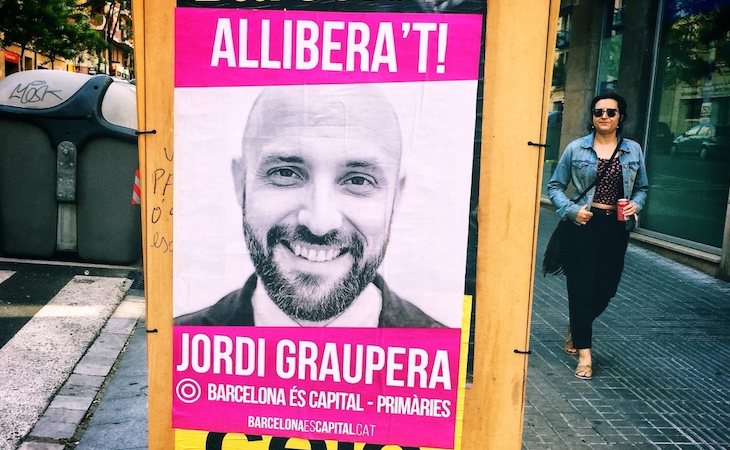 Jordi Graupera es uno de los candidatos a la alcaldía de Barcelona