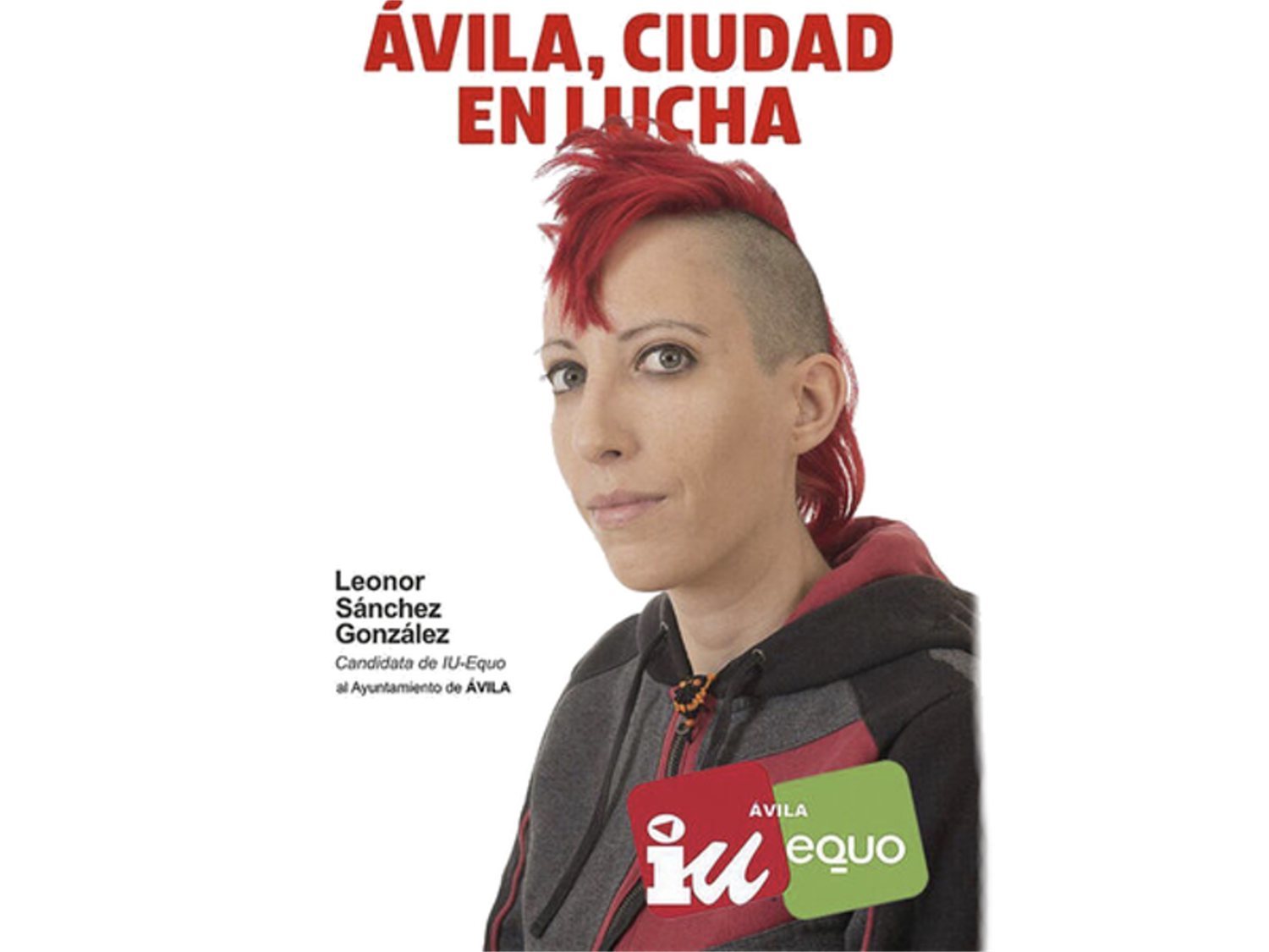 Leonor, la candidata 'punky' de IU protagonista en redes: "Me llaman okupa y mendiga"