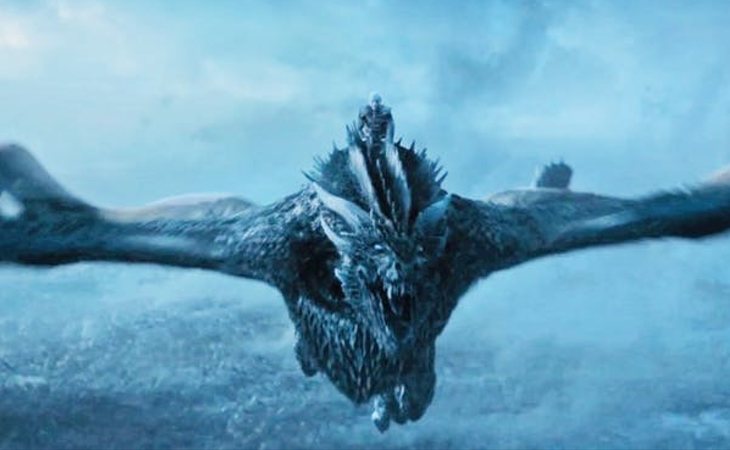 Viserion, dragón de Daenerys Targaryen, acabó en manos del Rey de la Noche