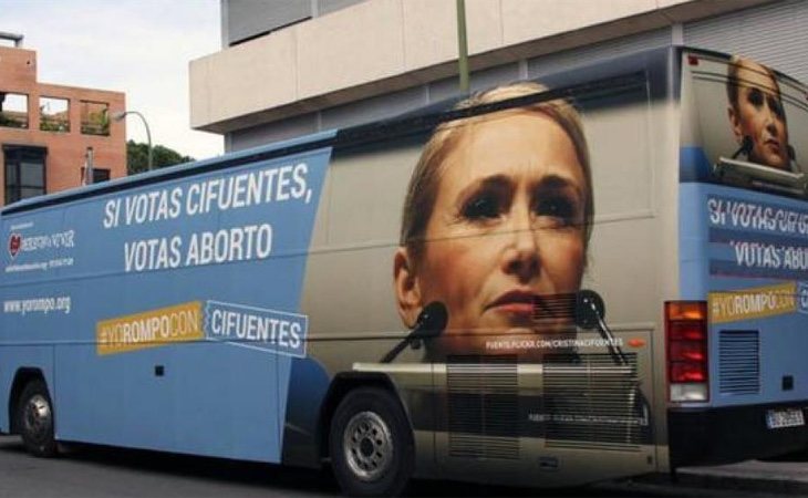 La Justicia ya avaló una campaña de Hazte Oír en contra de Cristina Cifuentes