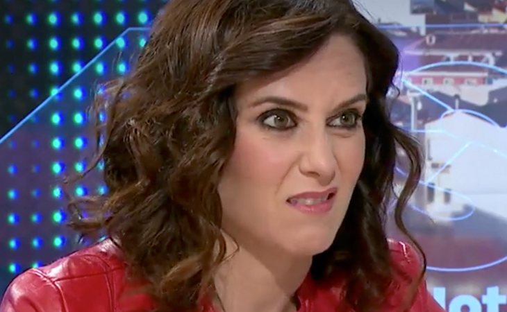 La cara de Isabel Díaz Ayuso ante la pregunta sobre si iría al Orgullo LGTBI