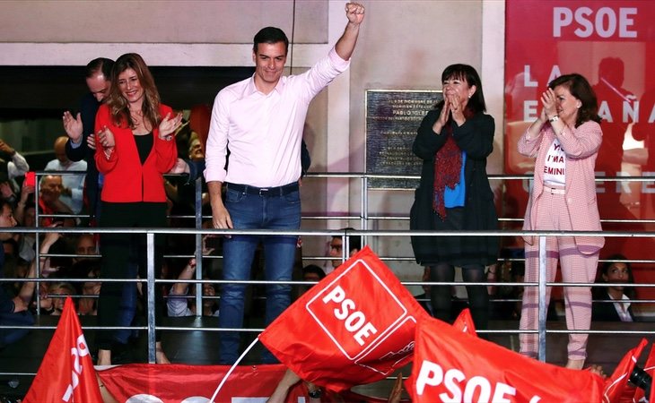 Los socialistas gobernarían las autonomías de Madrid, Aragón, Castilla-La Mancha y Baleares, según los sondeos