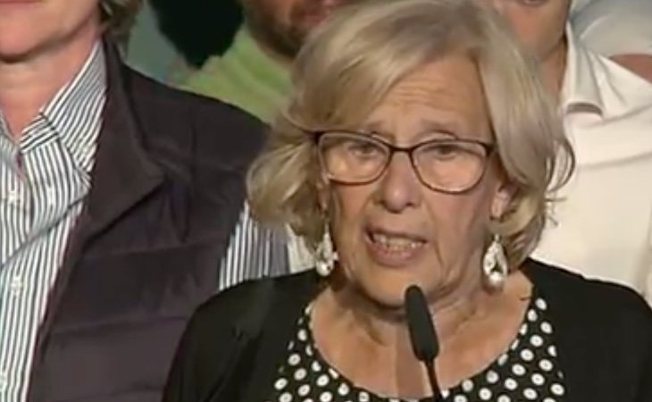 Carmena confirma que abandonará la política cuando PP, Ciudadanos y VOX aprueben el mandato de Almeida, como prometió