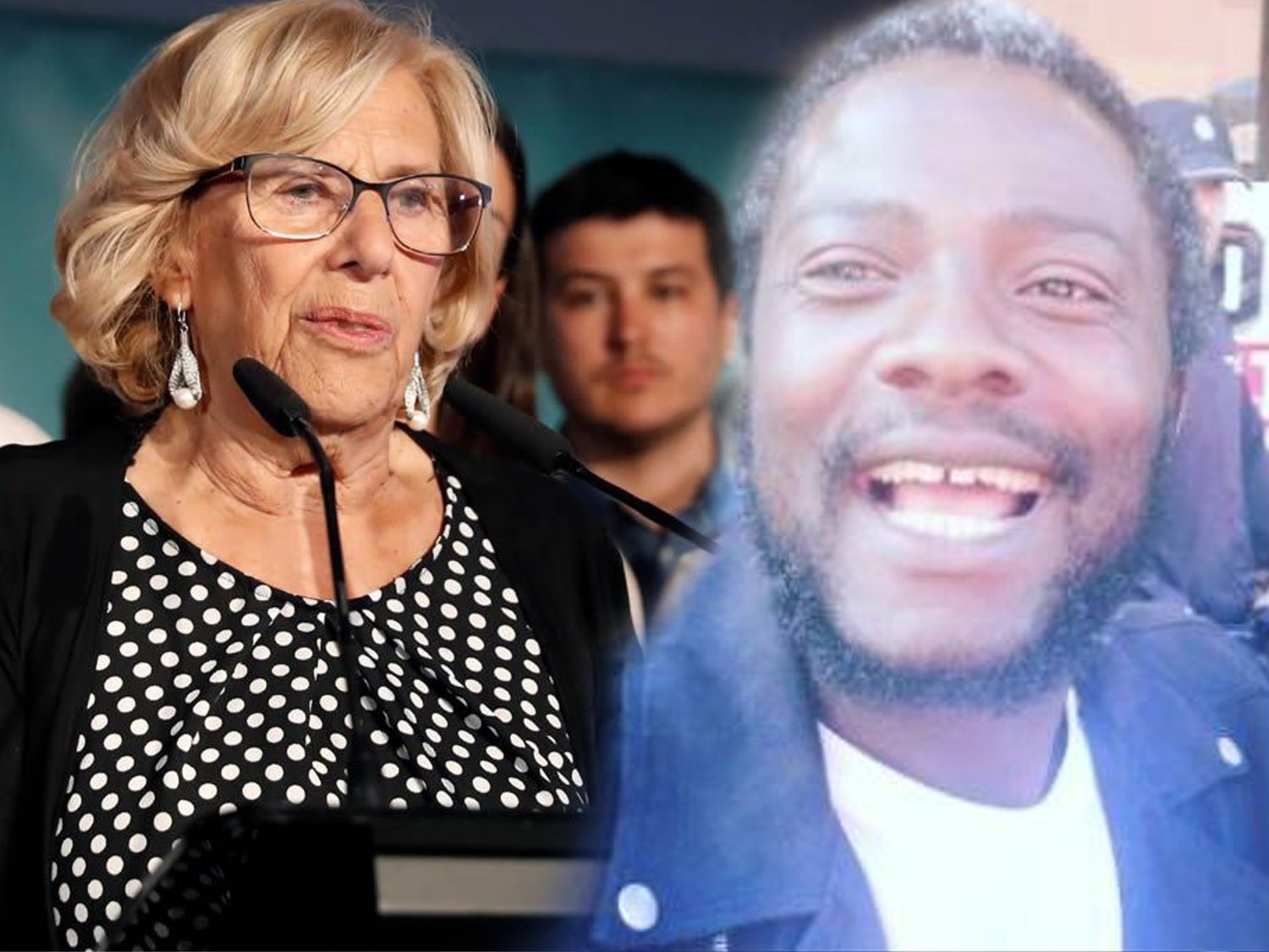 El viral 'camerunés de VOX', a Carmena: "Vete a hacer magdalenas, vieja del visillo"