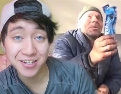 Condenan al youtuber que dio galletas con dentífrico a un mendigo a pagarle 20.000 euros y no entrar en YouTube en 5 años