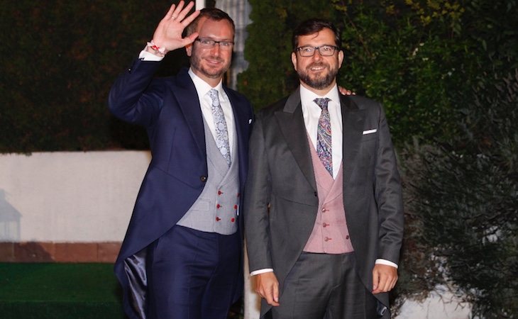 Javier Maroto y Josema Rodríguez durante su boda en Vitoria