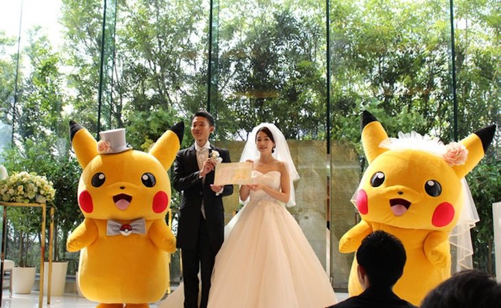 Pikachu puede ser testigo oficial de una boda en Japón