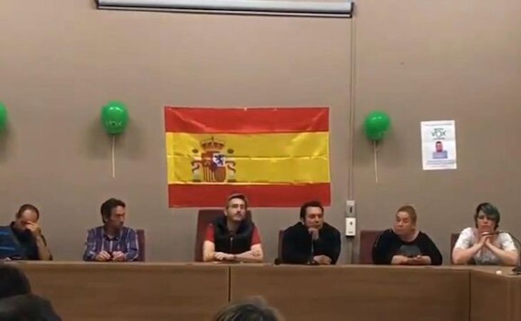 Mitin de VOX en Alfarràs liderado por Antonio