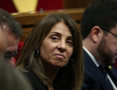 La portavoz de la Generalitat, Meritxell Budó, se niega a responder preguntas en castellano