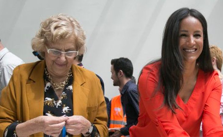 Manuela Carmena y Begoña Villacís, candidatas de Más Madrid y Ciudadanos por el Ayuntamiento de Madrid