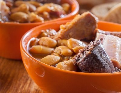 Sustituyen el chorizo y la morcilla de la fabada por verdura, y Asturias no lo puede creer