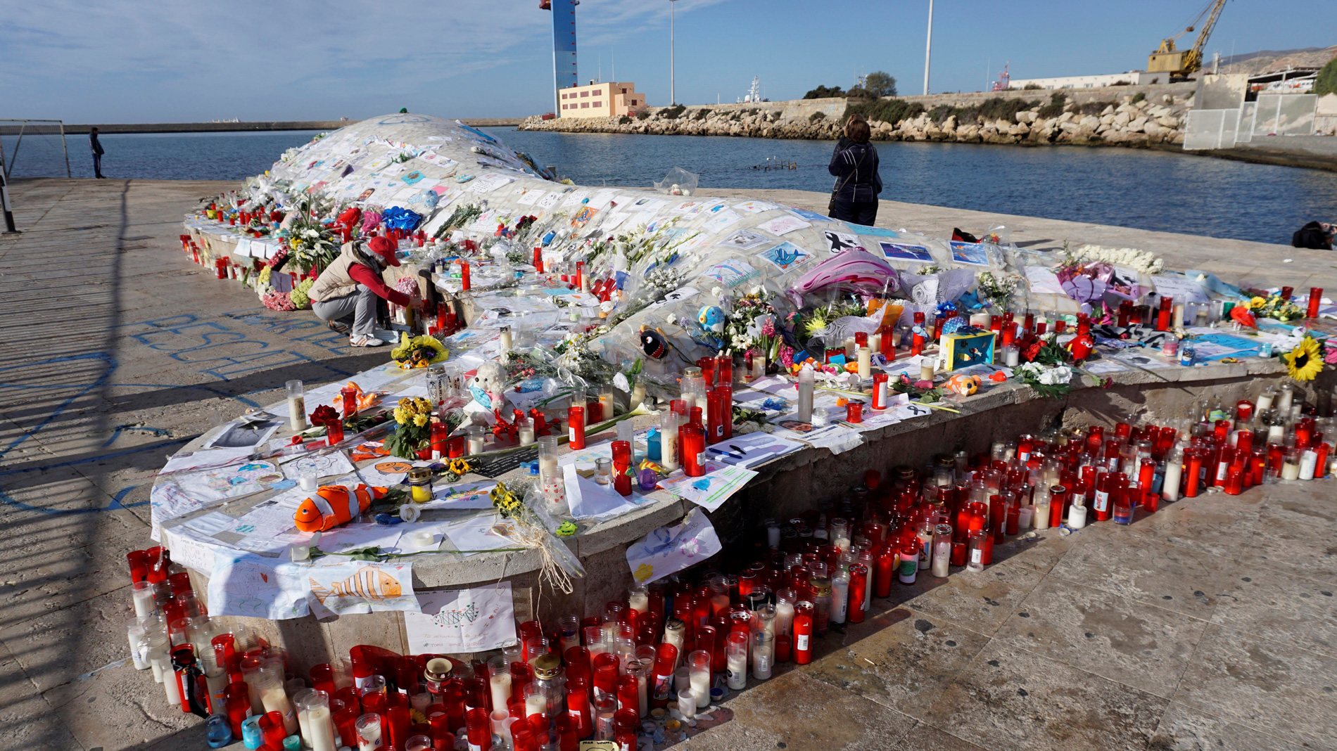 'La Ballena de Gabriel y de la Buena Gente' se convirtió en un lugar dedicado a la memoria y el recuerdo del pequeño 