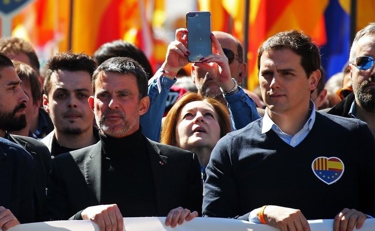 La relación entre Valls y Rivera se encuentra rota desde la manifestación de Colón