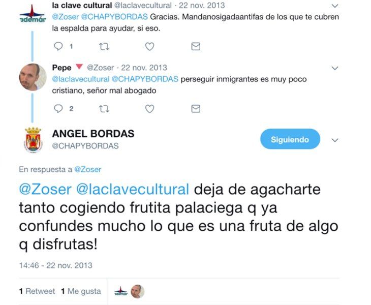 Tuit de Ángel Bordas