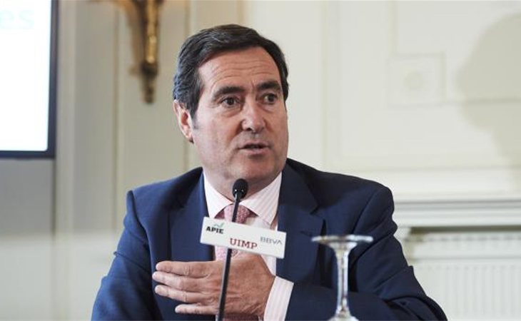  El presidente de la CEOE, Antonio Garamendi, aboga por un gobierno del PSOE en coalición con Ciudadanos (Juan Manuel Serrano)