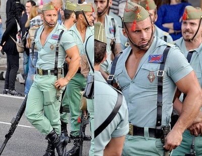 Japón flipa con la los músculos de la Legión española