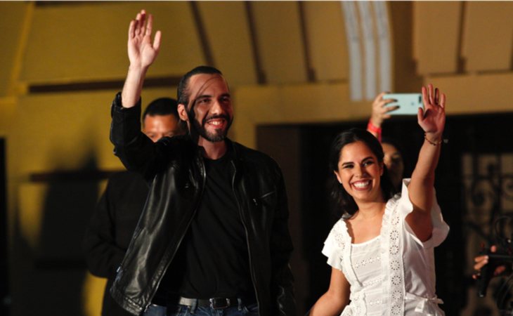 Nayib Bukele, 37 años, electo como presidente el 1 de junio de 2019, es el más jóven de toda América Latina