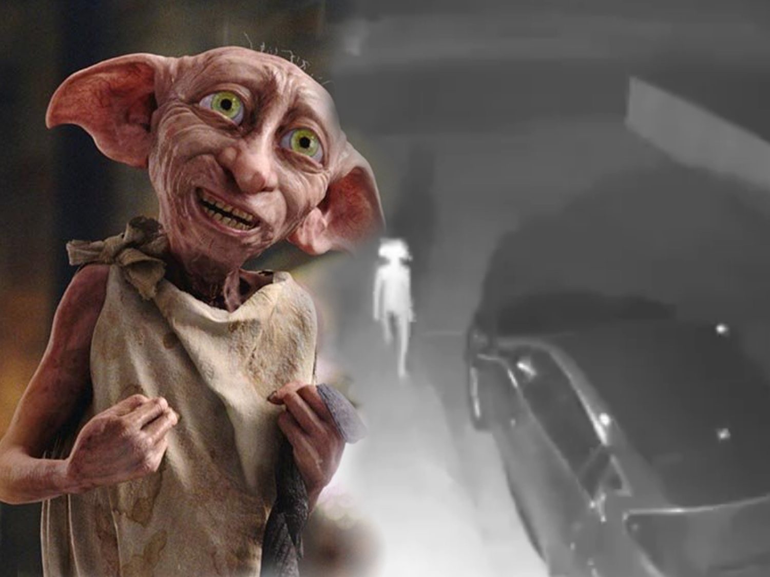 Captan al doble de Dobby ('Harry Potter') en una cámara de seguridad y las redes arden