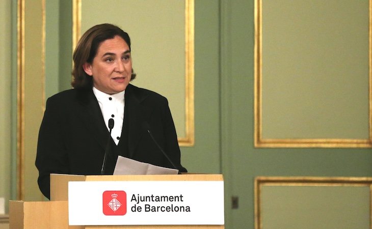 Ada Colau fue reelegida como alcaldesa de Barcelona tras una tensa investidura