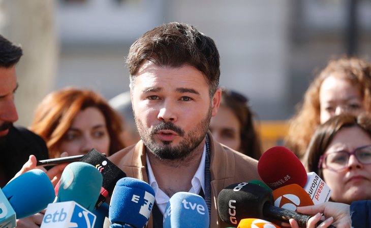 Gabriel Rufián recibió aproximadamente 86.000 euros por el desarrollo de sus labores como parlamentario