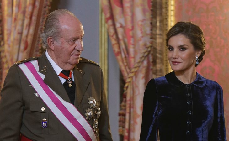 Desde lo ocurrido en Mallorca, don Juan Carlos ha coincidido públicamente con Letizia en pocas ocasiones