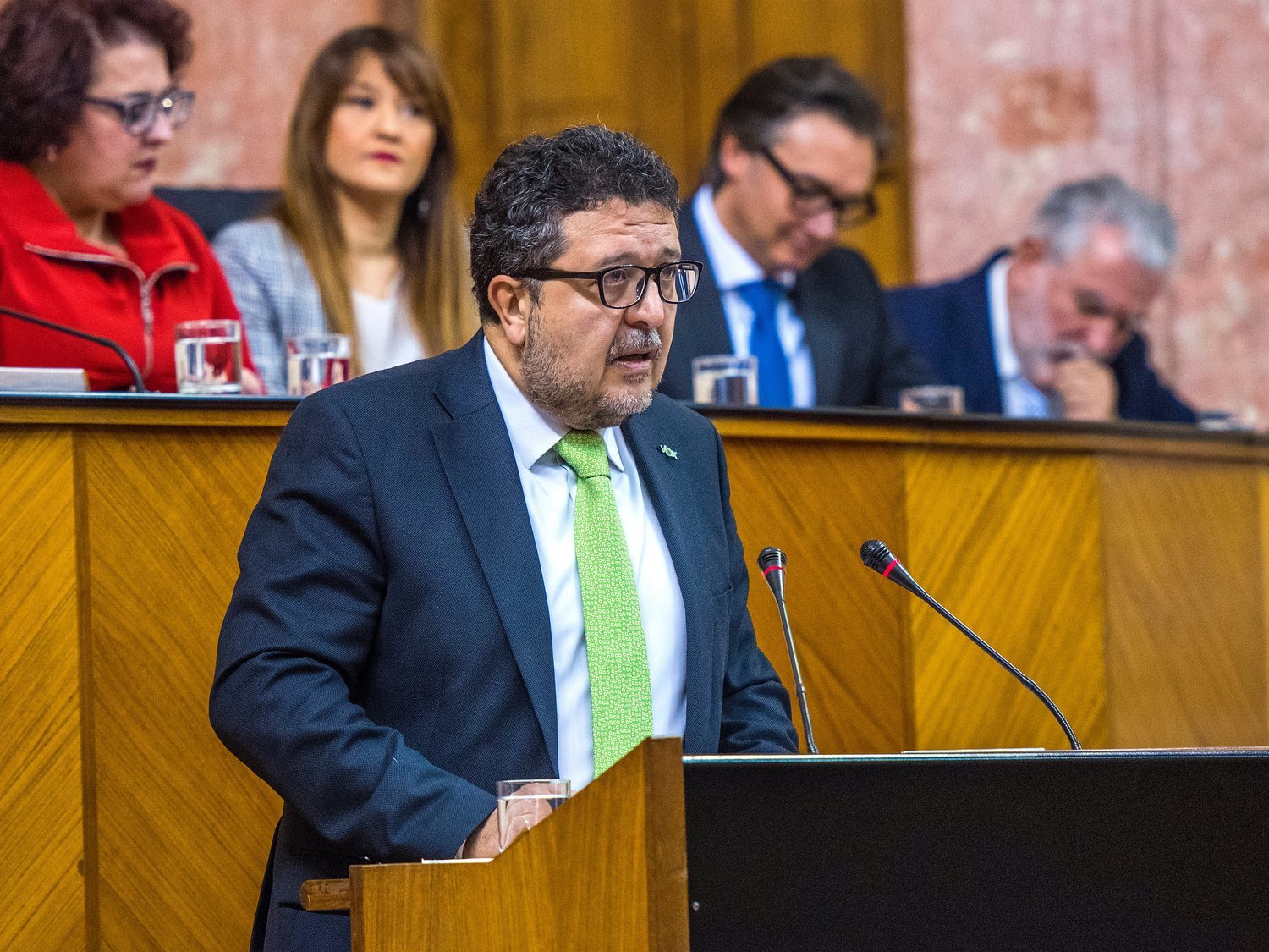 El líder de VOX en Andalucía pide la baja laboral tras la polémica de 'La Manada'