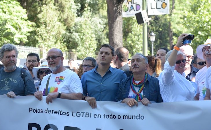 Ciudadanos no podrá participar de manera oficial en la marcha del Orgullo en Barcelona ni Madrid