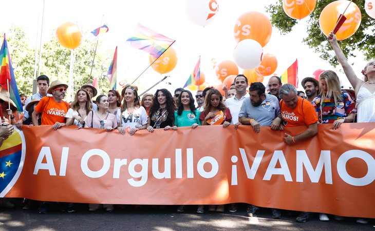 Ciudadanos en el Orgullo LGTBI de Madrid