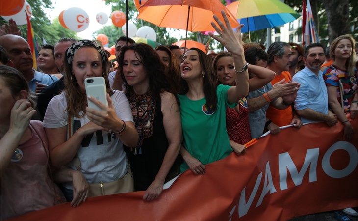 Ciudadanos abandonó el Orgullo en medio de múltiples críticas