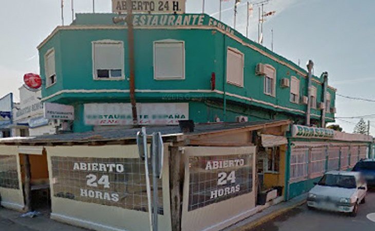 El Bar Restaurante España donde supuestamente se reunía la secta satánica | Google Maps