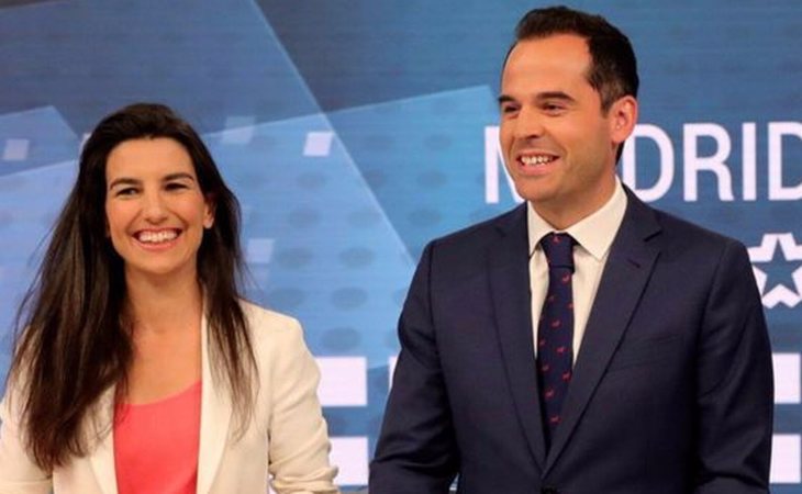 Rocío Monasterio (VOX) e Ignacio Aguado (Ciudadanos)