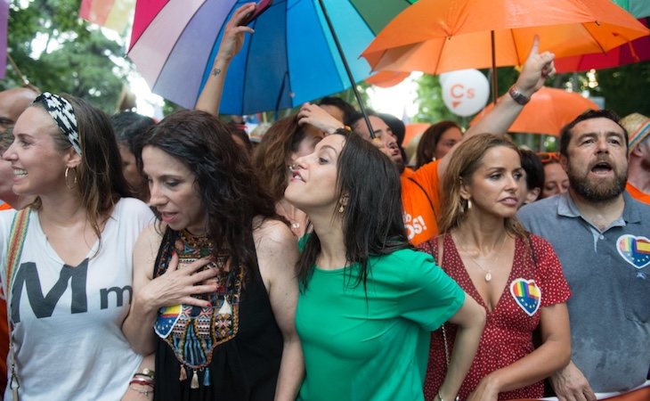 Arrimadas protagonizó una polémica durante la marcha del Orgullo de Madrid