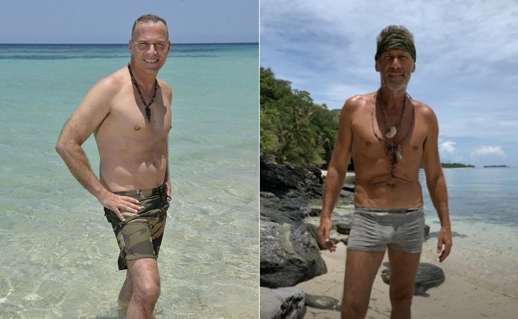 Carlos Lozano antes y después de su paso por 'Supervivientes'