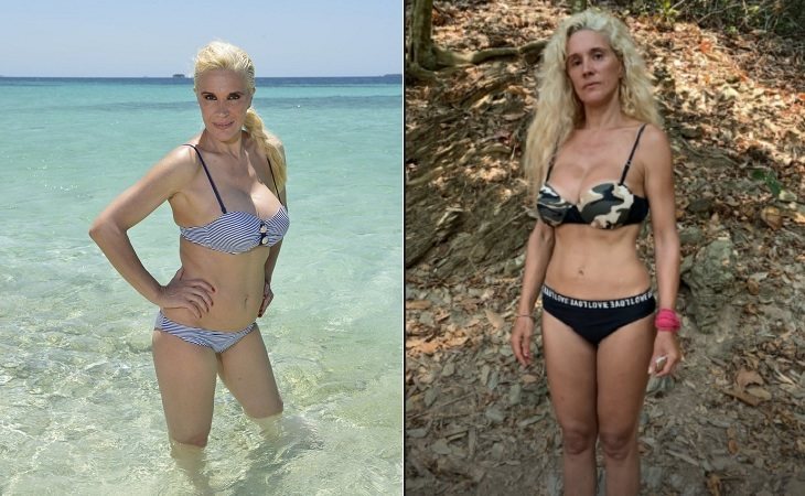 Loli Álvarez antes y después de su paso por 'Supervivientes'