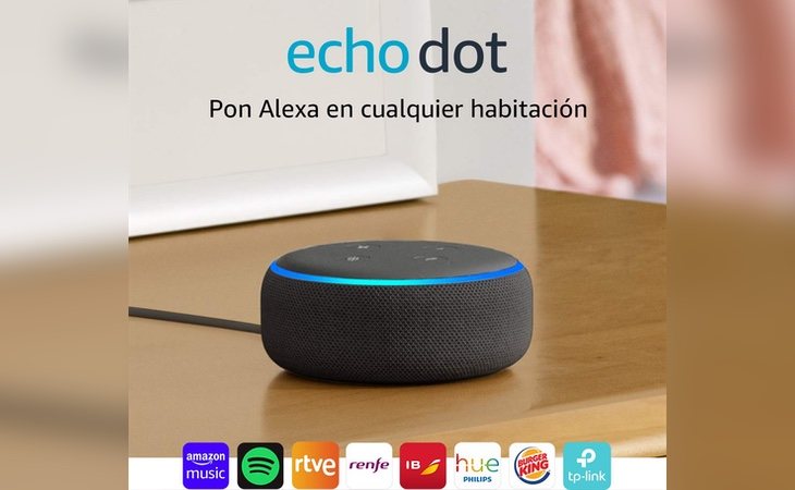 El Echo Dot con Alexa es uno de los dispositivos más demandados durante el Prime Day