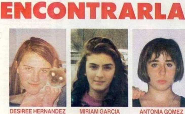 Desireé, Miriam y Toñi son las víctimas del caso Alcásser