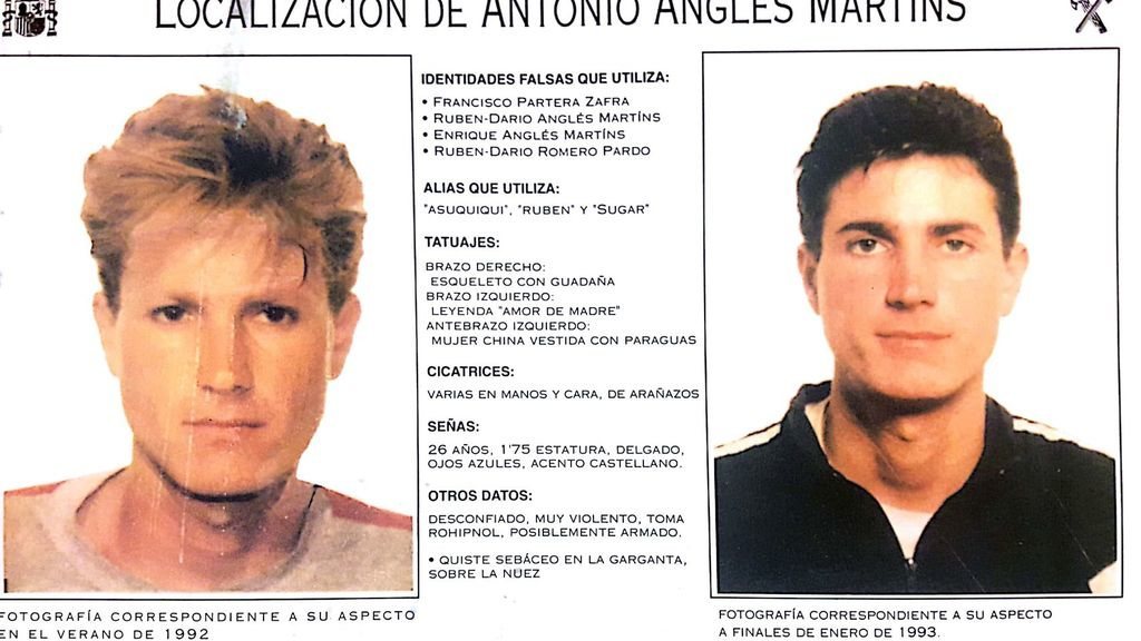 Antonio Anglés es uno de los asesinos más buscados de España