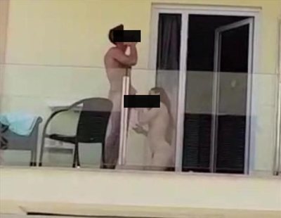 Desmadre en Mallorca: sexo en la terraza de un hotel