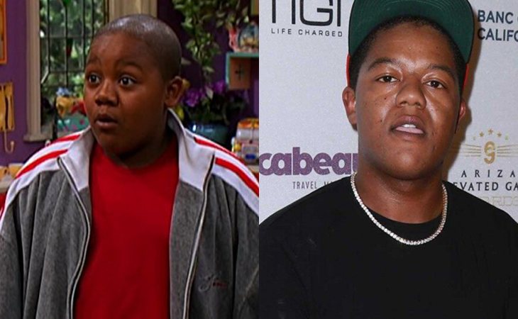 Kyle Massey en 'Raven' (izq.) y recientemente (der.)