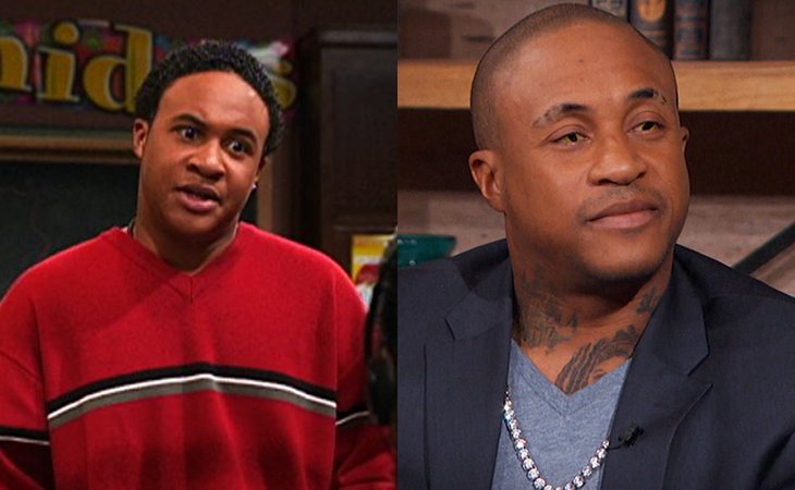 Orlando Brown en 'Raven' (izq.) y en la actualidad (der.)