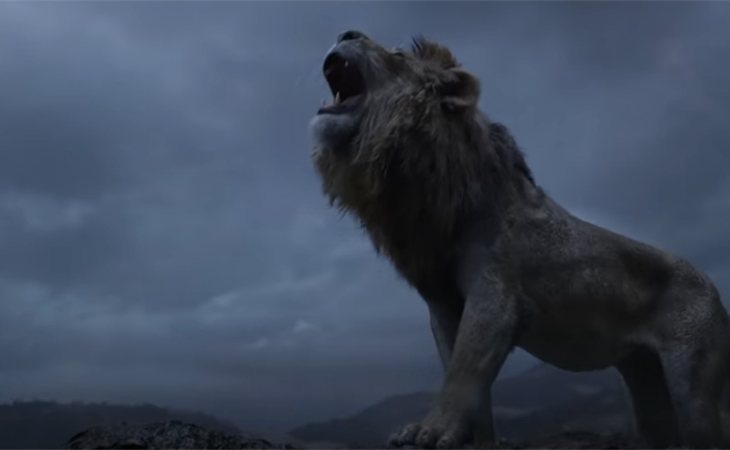 Fotograma del remake de 'El Rey León', dirigida por Jon Favreau, estrenada el 19 de julio de 2019