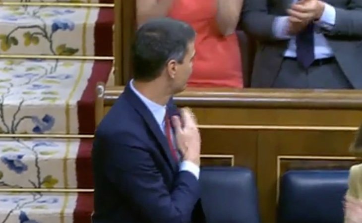 Termina la intervención de Pedro Sánchez