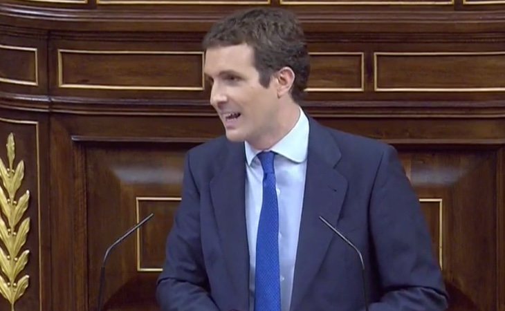 Casado intenta erigirse como líder de la oposición: apela levemente a pactos de Estado y critica la política de pactos con Podemos y nacionalistas